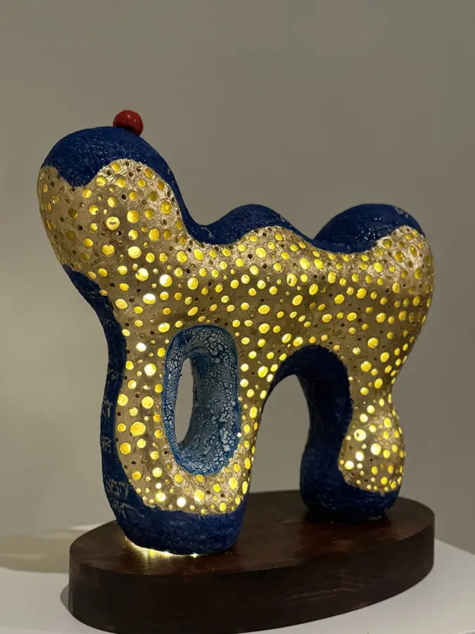 Be Your Own Light, abstract sculpture by Sajal Siwakoti